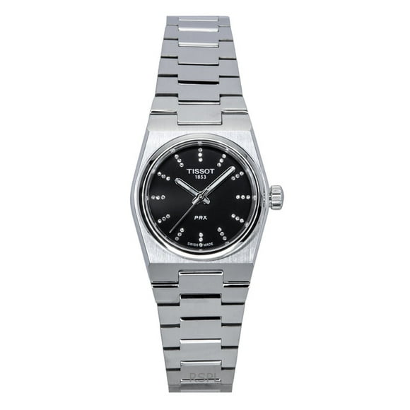 Tissot PRX Stainless Steel Black Dial Quartz T137.010.11.056.00 100M Women's Watch