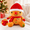 D, variant on Snowman Plush Doll Christmas Pillow Decor, Soft Cloth Figure with Reinforced Stitching for Sofa Mantel Display, Holiday Gift, 9.4 in