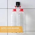 thumbnail image 2 of 1 Set 4Pcs Multi-function Rotating Hooks Punch Free Storage Hangers (Black), 2 of 4