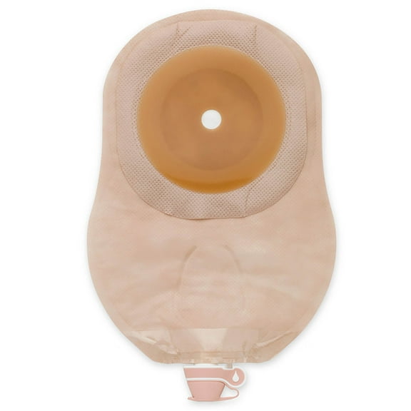 Hollister Urostomy Pouch One-Piece System 9 Inch Length Up to 2-1/2 Inch Stoma Flat, Trim to Fit, Hollister, 84590 - Box of 10