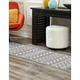 thumbnail image 3 of Rugs.com Moroccan Trellis Collection Rug – 12 Ft Runner Gray Medium Rug Perfect For Hallways, Entryways, 3 of 7