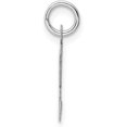 thumbnail image 2 of 14k White Gold Medium Script Letter H Initial Charm, 2 of 6