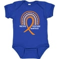 thumbnail image 3 of Inktastic Multiple Sclerosis Awareness Orange Ribbon Rainbow Boys or Girls Baby Bodysuit, 3 of 5