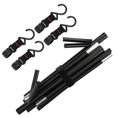 thumbnail image 1 of Dioche Short Outdoor Triangle Storage Tripod Travel Drying Rack Hanger Camping Gear, 1 of 8