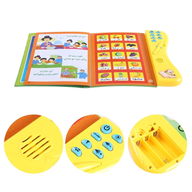 Libro Educativo De Aprendizaje Inteligente, Máquina De Aprendizaje De Idioma Árabe, Juguetes Cognitivos De Lectura Multifuncional Para Niños