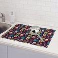 thumbnail image 6 of Yiaed Cute Animal Print Highly Absorbent Microfiber Kitchen Counter Mat, Dish Drying Pad for Dishes, Utensils, Pots and Pans, Large 18" x 24", 6 of 7
