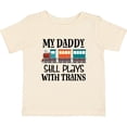 thumbnail image 3 of Inktastic Daddy Still Plays with Trains Boys or Girls Baby T-Shirt, 3 of 5