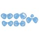 thumbnail image 1 of Kit de plantillas de pintura facial de 5 uds, plantilla de pintura reutilizable para mascotas, plantilla para fiesta de Halloween, Cosplay, 1 of 8