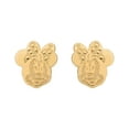 thumbnail image 2 of Disney Girls/ Tween 10KT Yellow Gold Minnie Mouse Earrings, 2 of 2