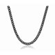 thumbnail image 1 of Xtellar Collar 3mm-50cm Cadena Estilo Cubano Unisex Acero Inoxidable NegroCollar Cadena Estilo Cubano Unisex Acero Inoxidable Negro, 1 of 1