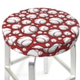 thumbnail image 3 of Daiia Cute Baseball Stool Covers Round,Round Bar Stool Covers Waterproof Bar Chair Covers Washable Stool Cushion Slipcover for 12-14 Inch Chair-14 inch, 3 of 7