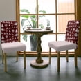 thumbnail image 5 of Chair Covers for Dining Room Set of 6,Christmas Santa Claus Elk Stretch Seat Protector Removable Washable Chairs Slipcovers for Kitchen Banquet Wedding Hotel,Red Black Buffalo Plaid, 5 of 6