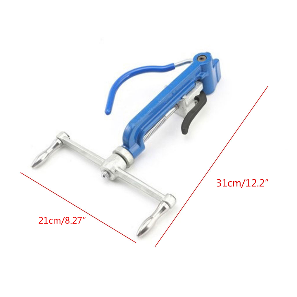 MOMOJIA Metal Zip Tie Tightener Tensioning Cable Tie Gun Stainless Steel Durable Packer Manual Bundle Tool Cutting Function