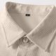 thumbnail image 4 of Blusa y camisa de manga larga con cuello vuelto para hombre, informal, de color liso, con bolsillos, de manga larga y cuello vuelto, de poliéster., 4 of 7
