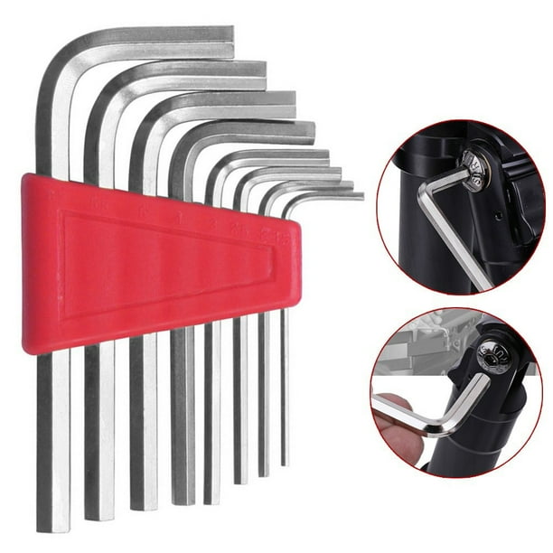 MYG 5 8 11 Pcs Hex Wrench Metric Wrench Inch Wrench L Wrench Size
