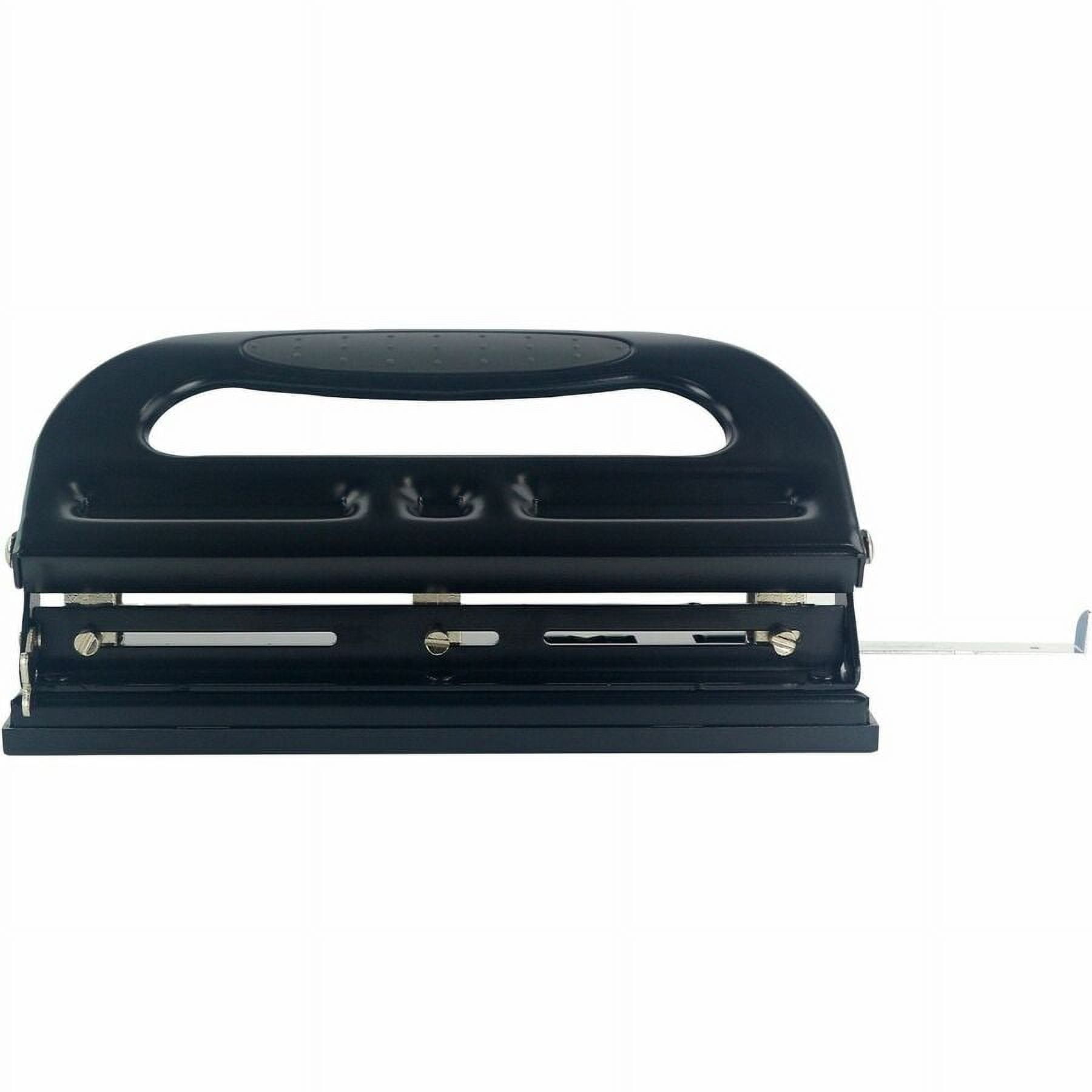 Business Source, BSN62897, Three-hole Heavy-duty Punch, 1 Each, Black
