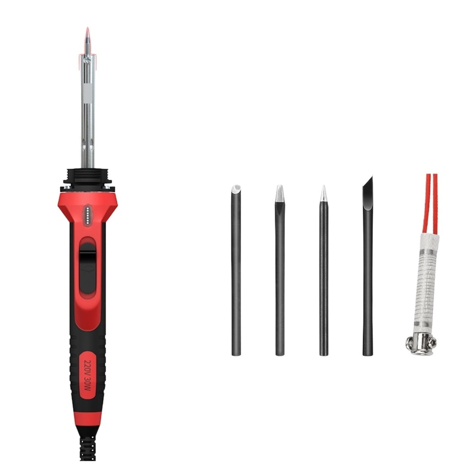 External Heating Electric Soldering Iron Kit,Temperature Adjustable Welding Soldering Tip,Repair Rework Tool ,Accurate Temperature Control