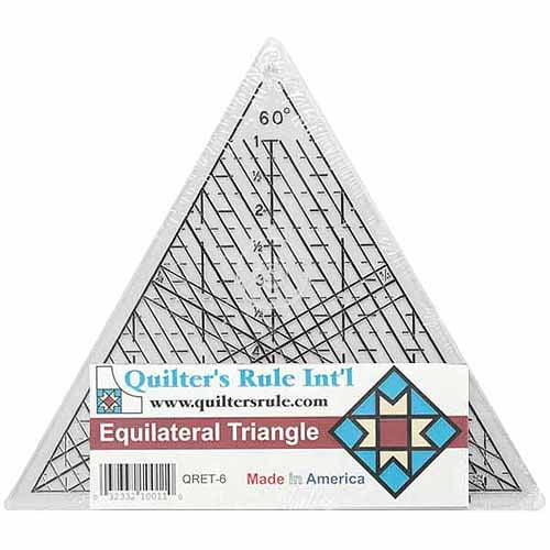 Quilter's Rule Quilter's Equilateral Triangle Ruler, 73/4"