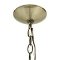 thumbnail image 6 of Lalia Home 5-Lt 20.5" Glass and Metal Hanging Pendant Chandelier - Antique Brass, 6 of 7