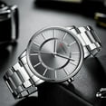 thumbnail image 3 of Curren Watches With Stainless Steel Fashion Thin Quartz Wristwatches Classic Quartz Men's Clock - Quartz Wristwatches, 3 of 6