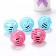 thumbnail image 3 of SPRING PARK 5Pcs Cat Toys Balls with Bell Hollow Pounce Chew Scratch Training Ball for Indoor Cats Kitten, 3 of 6