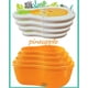 thumbnail image 5 of Set de 4 recipientes de alimentos de diferente tamaño, forma aguacate, diseño piña, 5 of 6