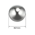 thumbnail image 2 of Unique Bargains Billes de Roulement en Acier Inoxydable 201 de 21 mm G200 de Précision, Lot de 5, 2 of 5