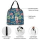 thumbnail image 4 of Easygdp Colorful Flowers Bolsa Térmica Premium - Tela Oxford Impermeable, Gran Capacidad, Bolsillo Frontal, Unisex para Trabajo, Escuela, Actividades al Aire Libre y Picnics, 4 of 8