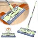thumbnail image 4 of Cloth Flat Mop With 360° Rotating Mop Head & Retractable Aluminum Alloy Rod, 4 of 5