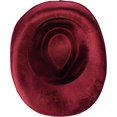 thumbnail image 3 of DELUXE FEDORA-BURGUNDY, 3 of 3