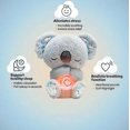 thumbnail image 3 of Evora Soothing Koala Bear, The Relief Koala Breathing Koala Sleep Buddy, Acurrucarse Koala Calmante Ansiedad, Dormir Koala Plush Breathing, Baby Sound Plu, 3 of 5