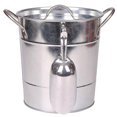 thumbnail image 4 of Metal Ice WIne Bucket Party Tub Back Yard BBQ Beer Tub Con Ice Set Perfecto Para Bar Party Gathering Y Doméstico, 4 Colores Disponibles Plata Baoblaze Cubo de vino, 4 of 7