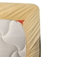 thumbnail image 3 of Ambesonne Skull Fitted & Top Sheet Set with Sham, Spooky Racer Motorcycle, Orange Sand Brown, 3 of 4
