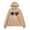 Khaki, variant on Men's Y2K Full Zip Hoodie Graphic Print Oversized Loose Fit Soft Warm Sweatshirt Jacket Streetwear Top,M