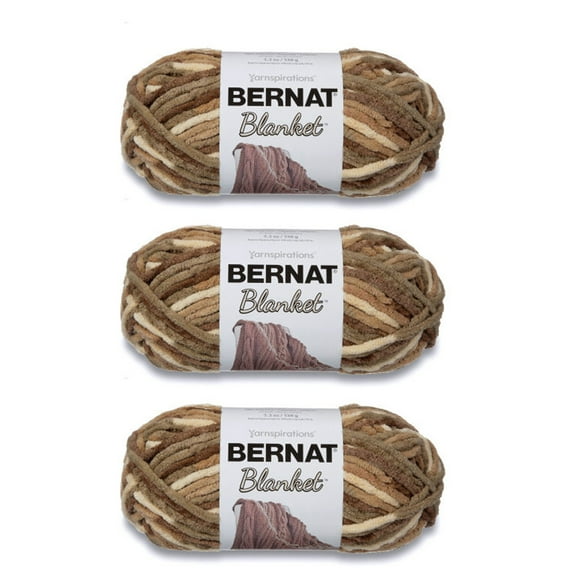 Bernat Super Bulky Polyester Sonoma Yarn, 108 Yards (3 Count)