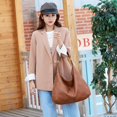 thumbnail image 4 of ZHAOCHENG Bolso bandolera tipo hobo con cremallera, bolso de hombro de gran capacidad, bolso de compras para mujeres, niñas, trabajo, escuela -4, 4 of 4