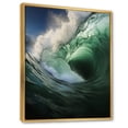 thumbnail image 2 of Designart "Majestic Waves by the Coast II" Nautical & Beach Floater Framed Canvas Wall Art, 2 of 7