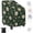 Green Floral, variant on FOR U DESIGNS Cardinal Rose Leaves Print Wheelchair Cover Waterproof Heavy Duty Electric Wheelchair Protector from Rain, Wind, Dust, Sun & UV, Indoor & Outdoor Walker Cover