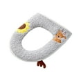 thumbnail image 2 of Xihbxyly Funda de Inodoro con Cremallera, Poliéster Suave, Cómoda E Higiénica, Fácil de Limpiar, Instalación Práctica, Diseño Duradero, Decoración para Baño, Tamaño 43,5 X 37,5 Cm., 2 of 6