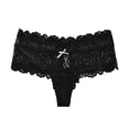 thumbnail image 3 of B91xZ Culottes en Coton Extensible Respirant pour Femmes, G Noir, 3 of 5