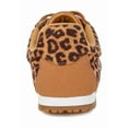 thumbnail image 3 of London Rag Panther Leopard Print Microfiber Womens Sneakers, 3 of 9