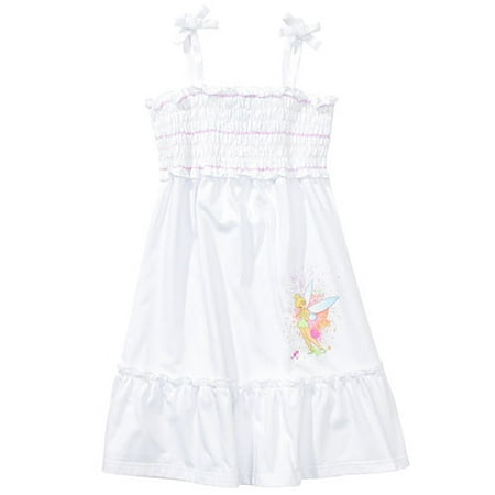 Disney - Girls' Tinker Bell Smocked Sundress