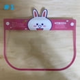 thumbnail image 1 of Face Shields for Toddlers, and Kids Reusable Anti-Fog Clear Comfortable, Lightweight Transparent Safety Shield with Elastic Band - Bunny, 1 of 4