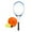 Blue Racket 4pcs, variant on yotijar Solo Tennis Trainer Tennis er Ball with String Professional Blue Racket 4pcs