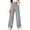 d1730_Gray, variant on Zormilly Wide Leg Pants Woman Plaid Elastic High Waisted Checkered Pants with Pockets Drawstring Fashion Straight Leg Pants, S-3XL