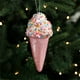 thumbnail image 5 of Adornos de helado para árbol de Navidad, dulces postres, adornos colgantes, adornos para árbol de Navidad, adornos colgantes decorativos, decoración navideña para el hogar, base de madera,, 5 of 8