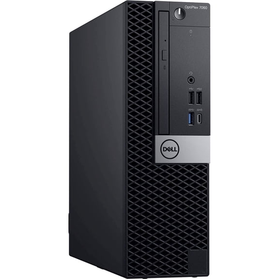 Restored Dell OptiPlex 7070 SFF 16GB 256GB SSD Core™ i7-9700 3.0GHz WIN11P, Black