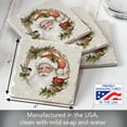 thumbnail image 4 of Thirstystone Winter Forest Santa Tumbled Tile Coaster Set of 4, 4 of 7