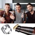 thumbnail image 2 of 7 Anillo con tapa de botella de cerveza abierta, anillo de personalidad, herramienta multifuncional para barra de cerveza, 2 of 5