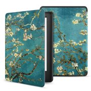 Case for All New Kindle 10th Generation Gen 2019 Release - Will Not Fit Kindle Paperwhite or Oasis, Smart Cover with Auto Sleep & Wake for Amazon 6 Display E-Reader (Almond Blossom - Van Gogh)